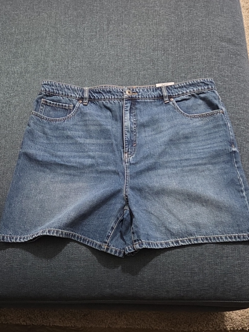 Style & Co. Blue Denim High-Rise Jean Shorts